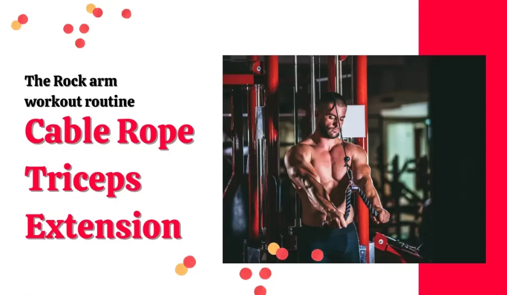 Cable Rope Triceps Extension